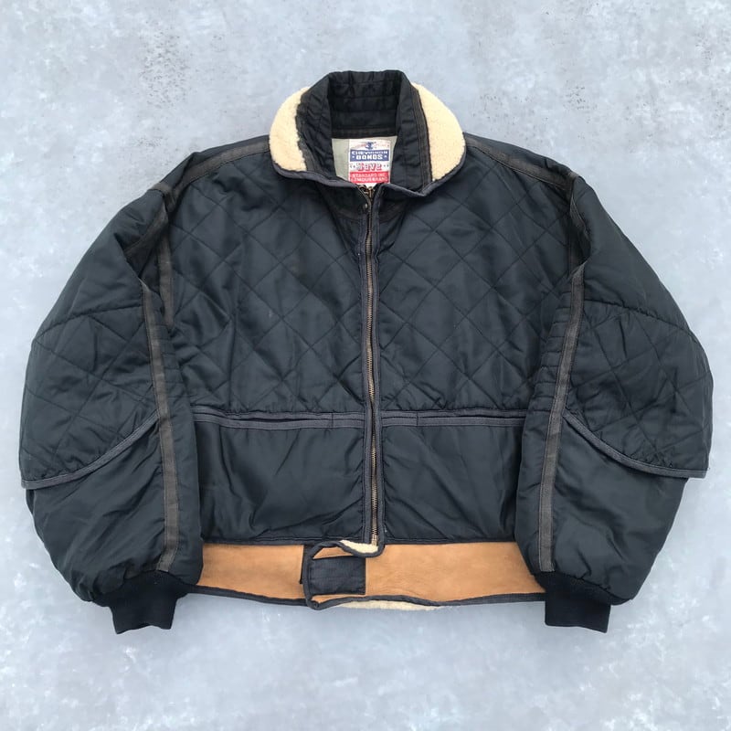 80's 90's CHEVINGNON シェビニオン ボンバージャケット ブラック