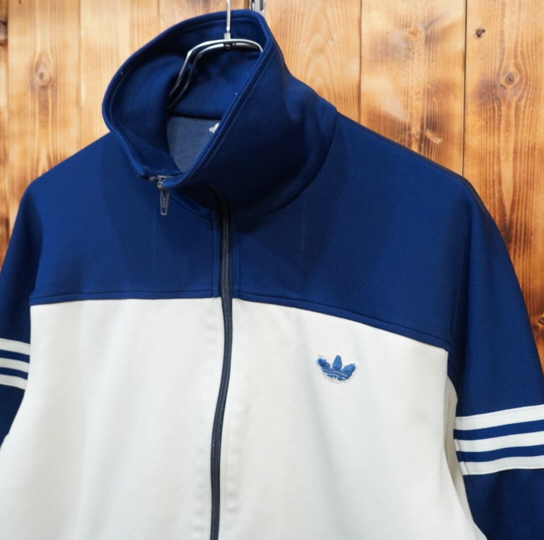 60s70s adidas トラックジャケット ジャージ 5/アディダス ネイビー