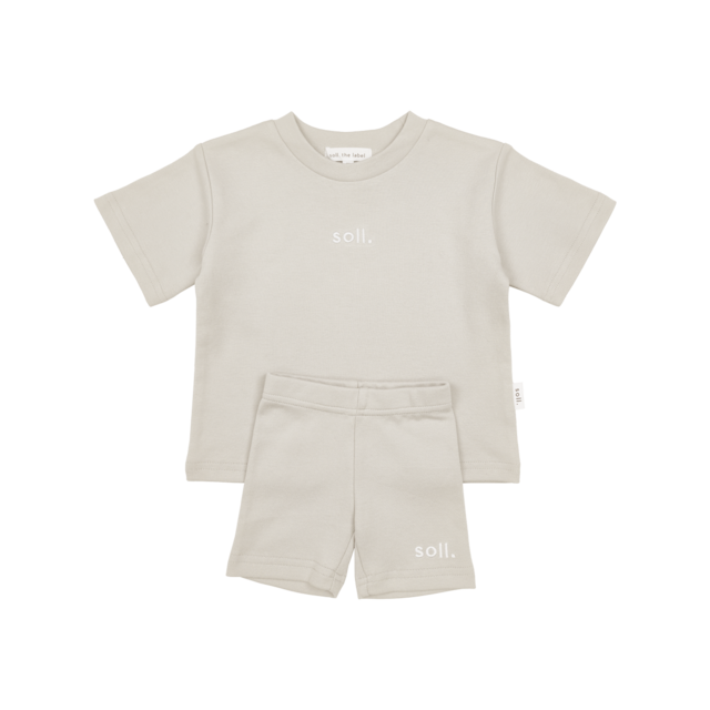 【即納】Kids Cotton Stretch Set - Oat