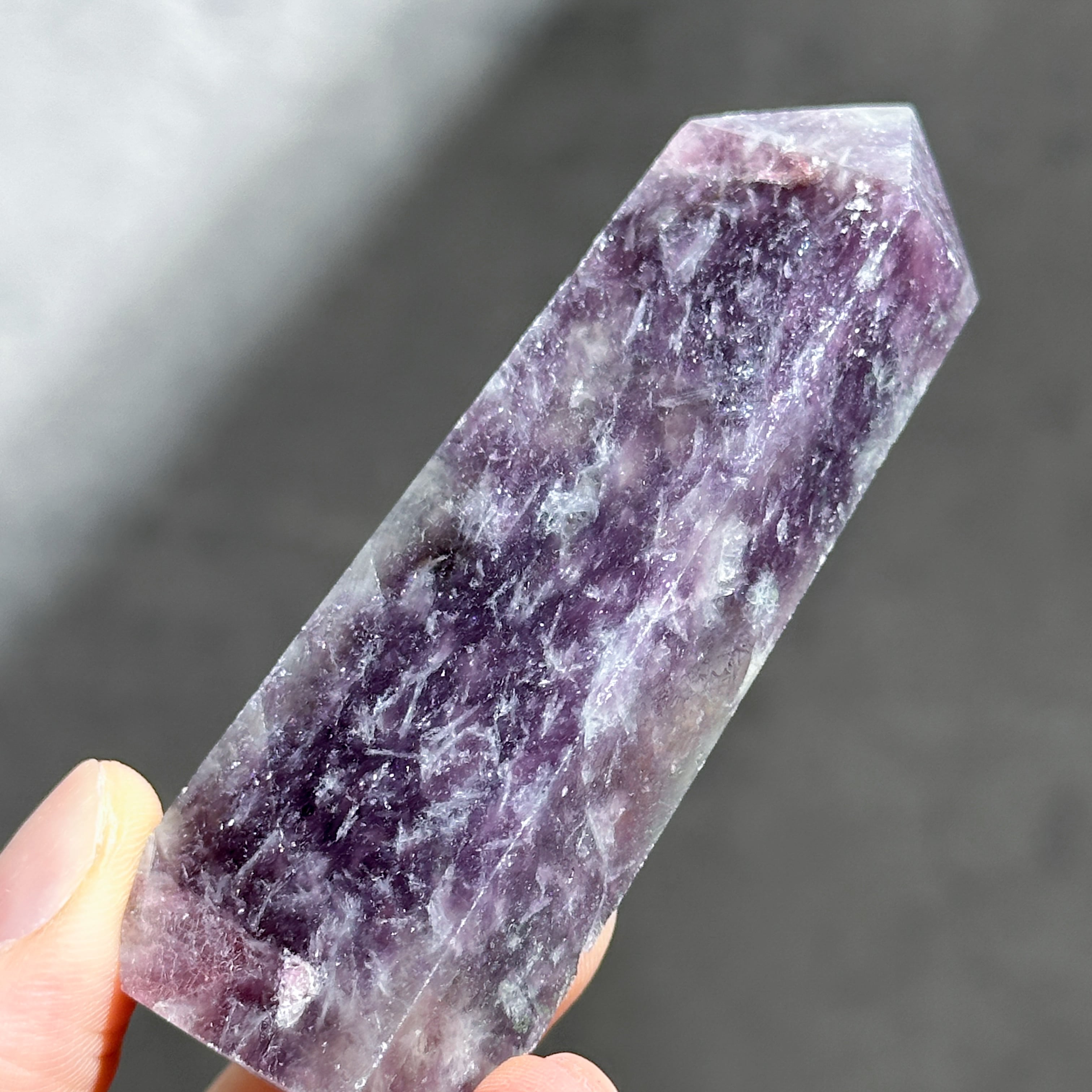 大きめサイズのユニコーンストーンタワー　天然石　四角柱 ユニコーンストーン タワー 81◇ Unicorn Stone ◇天然石・鉱物