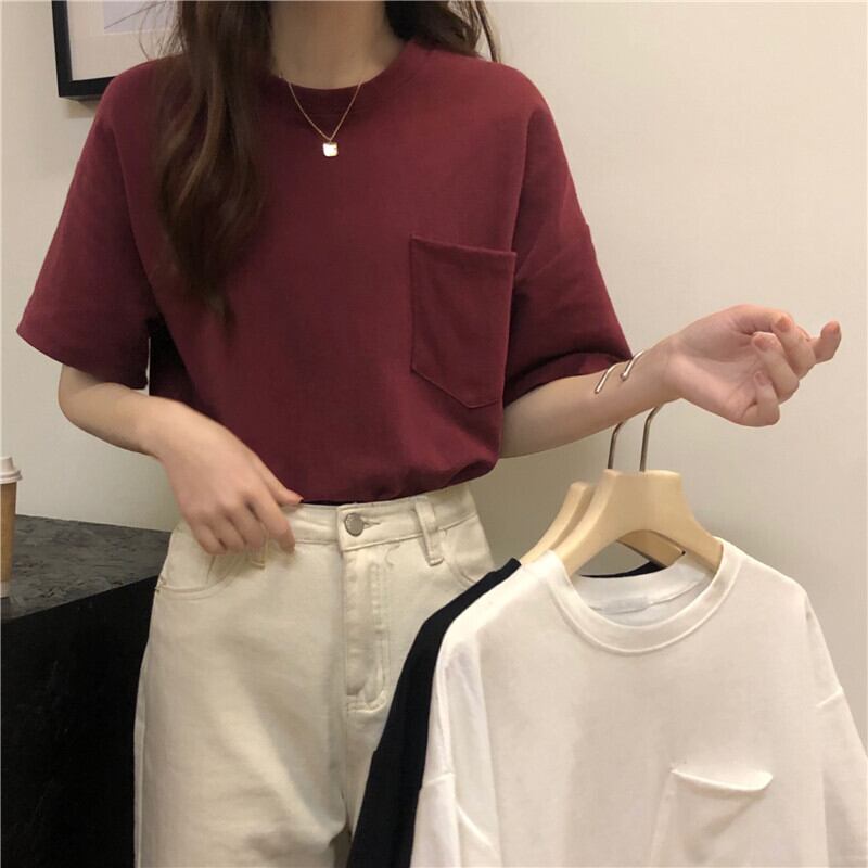 ホワイトTシャツ シャツ スプリングルーズスタイルトップス 春物 1号婦人62673031763