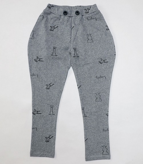 My favorite day  knitted pants     kids XXL(140-150)  /   Heather gray