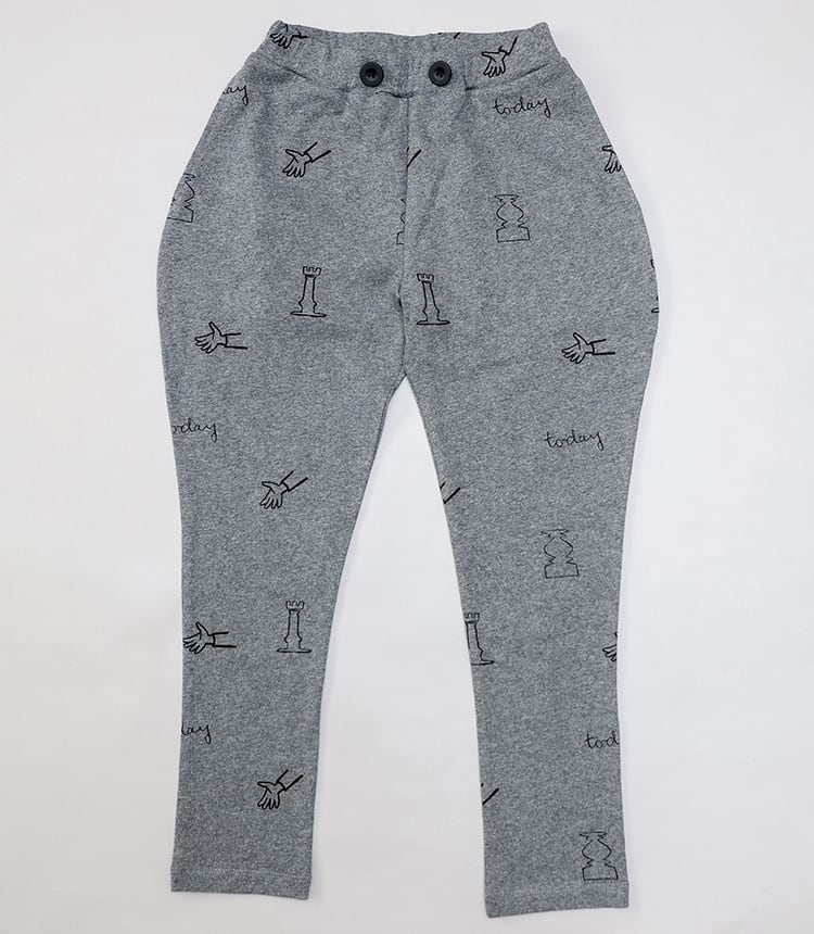 My favorite day knitted pants kids XXL(140-150) / Heather gray