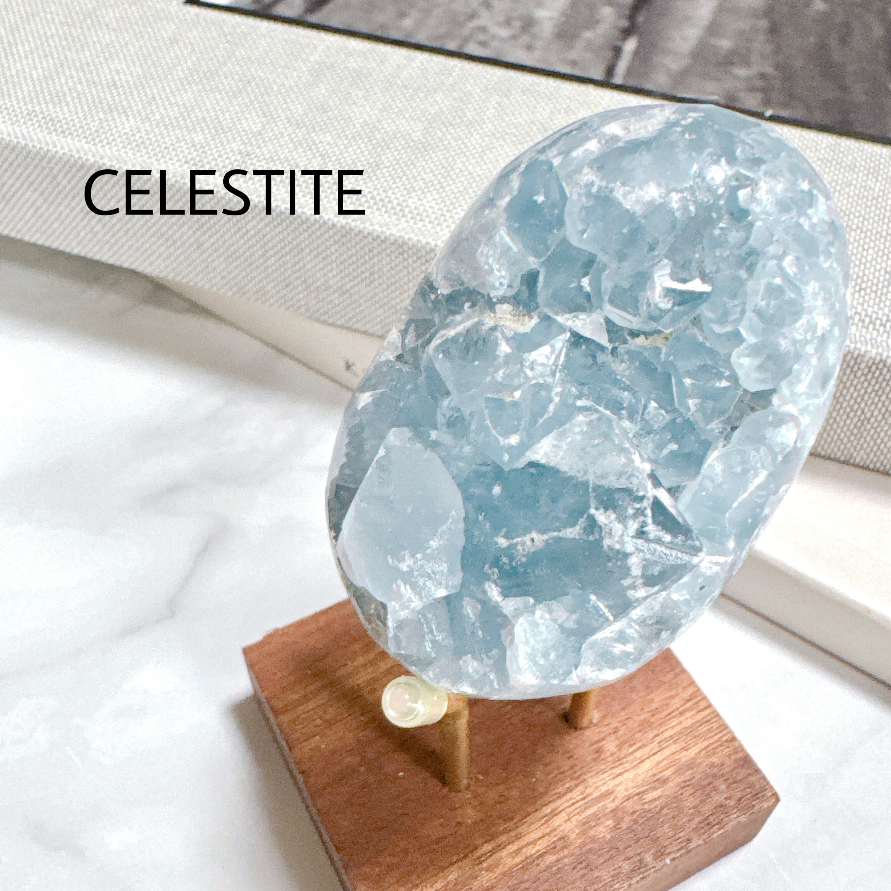 マダガスカル産 セレスタイト 原石 天然石