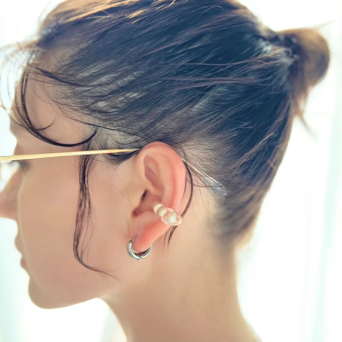 【MISSOMA】Mini Tidal 18K ツイスト フープ ピアス ☆関税送料込【MISSOMA】Mini Tidal 18K ツイスト フープ ピアス