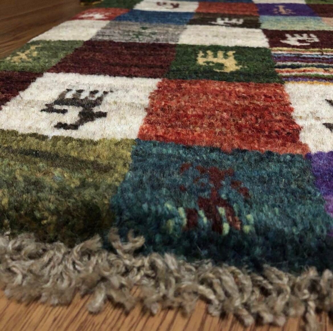 ペルシャギャッベ (ギャベ) ギャッベ 玄関マット No.GM-382 | A's Rug