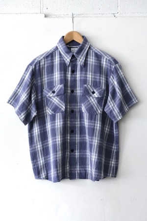 N.O.UN WORK SHIRTS Blue Check
