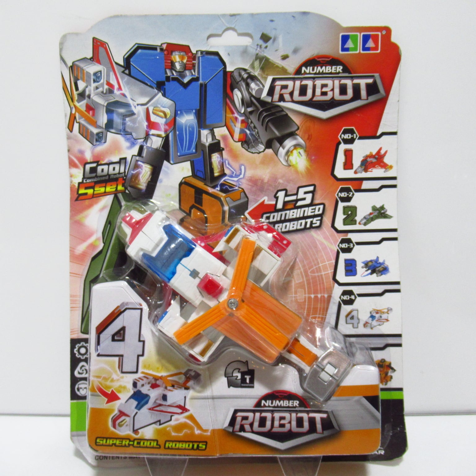 変身ロボット５　NUMBER ROBOT 変形合体ロボット　Vo.4 [$4] | ハチクマ商店 powered by BASE