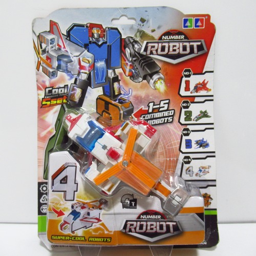 変身ロボット５　NUMBER ROBOT 変形合体ロボット　Vo.4 [$4]