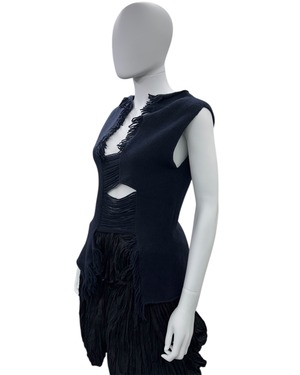 1990s LIVIANA CONTI DECONSTRUCTED VEST