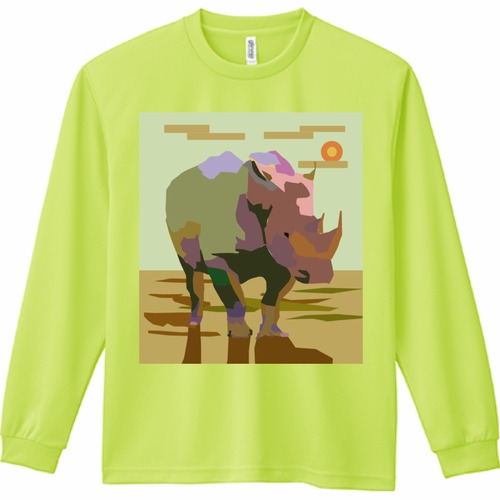 サイのTシャツ