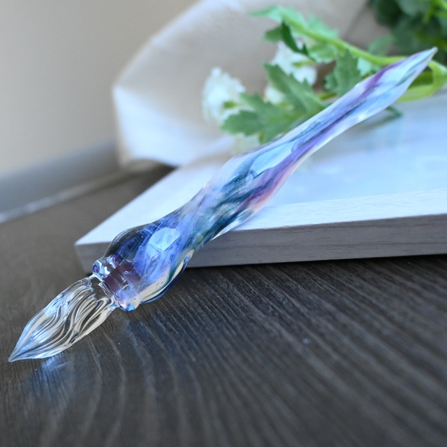 ガラスペン　青　94