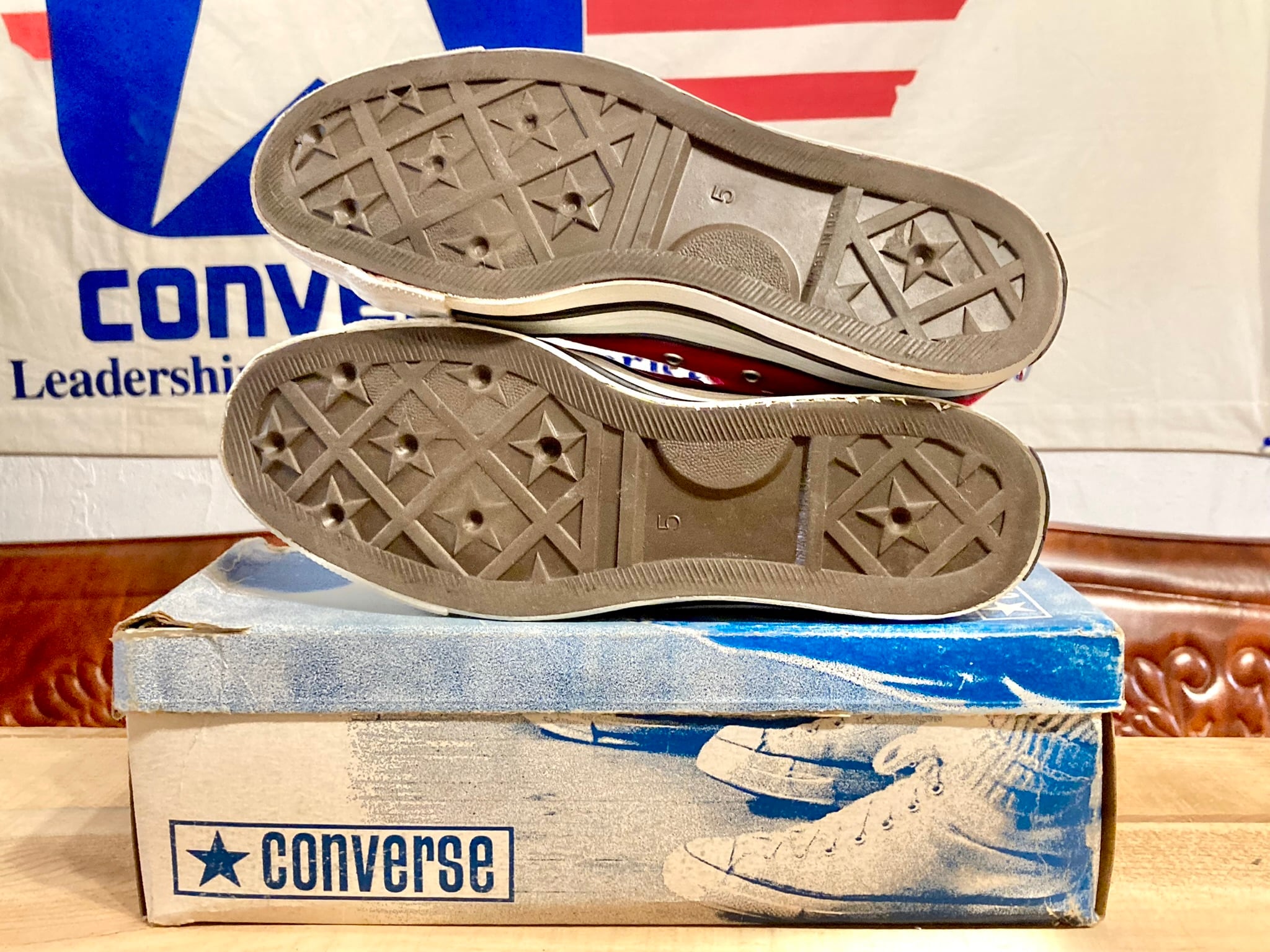 CONVERSE(コンバース) COACH(コーチ)6.5 25cm ハイカット 赤 CONVERSE(コンバース) COACH(コーチ)6.5 25cm ハイカット 赤