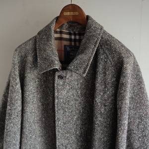 80s Vintage Burberrys’ Donegal Tweed Wool Jacket イングランド製