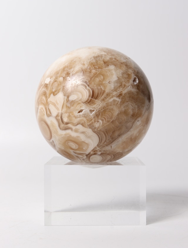 CHOCOLATE CALCITE SPHERE | PAKISTAN