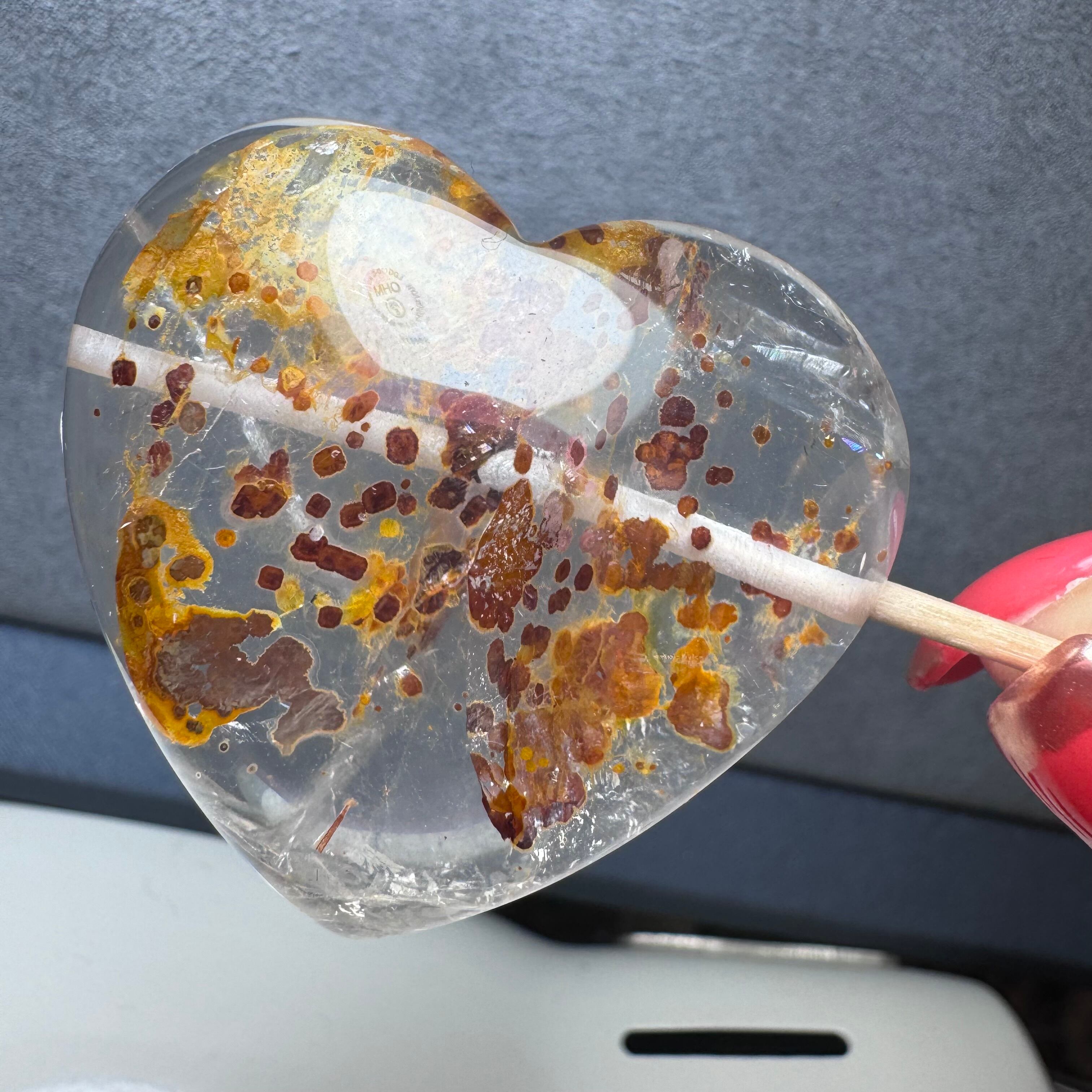 no.2 マーカサイト ハート 粒売り 約35x35.6x14.1mm