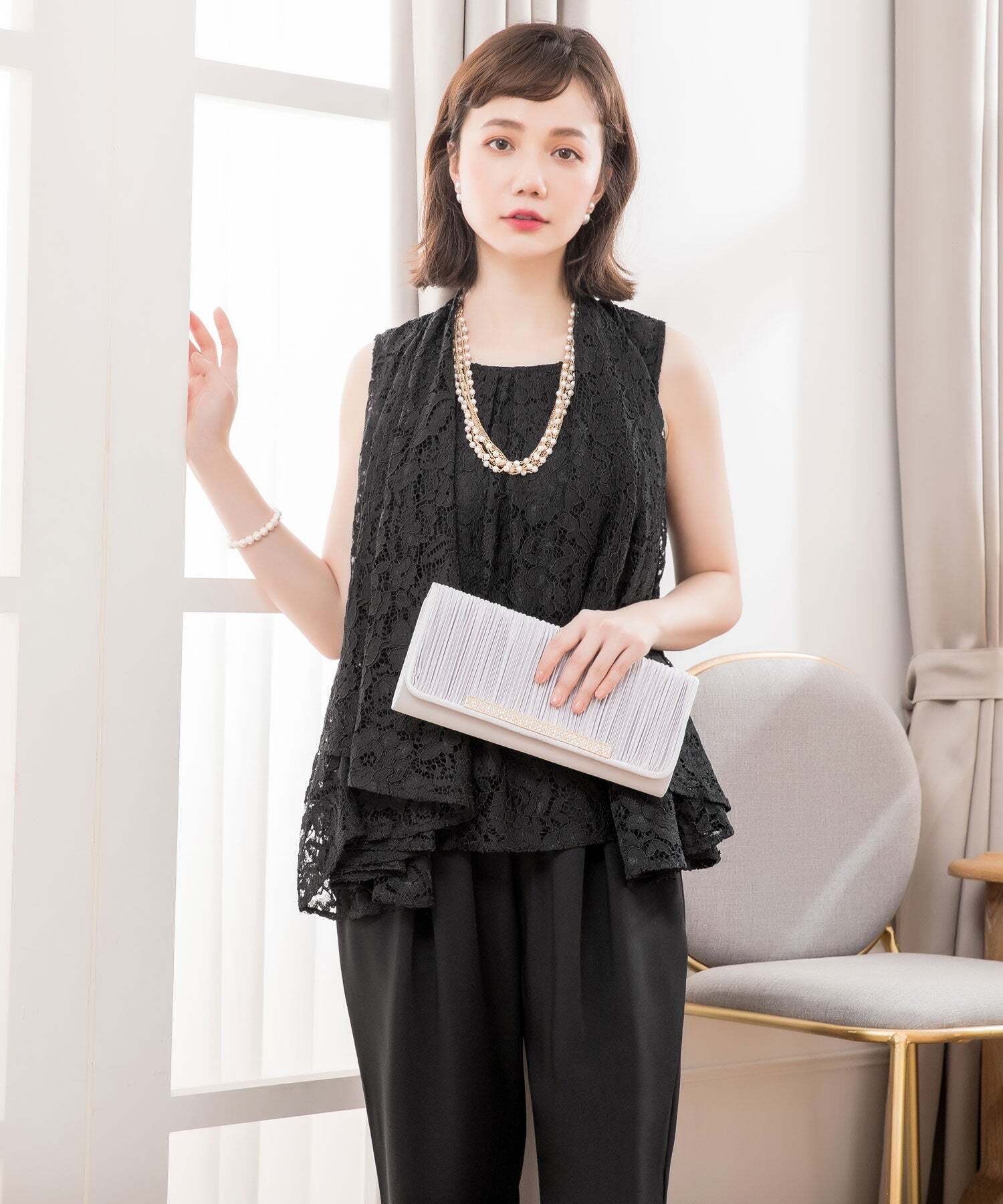 即日配送 送料無料 4way パーティードレス パンツスーツ セットアップ