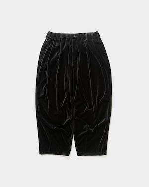 TIGHTBOOTH : VELOUR BALLOON PANTS FW26-B01 C/# BLACK SIZE M