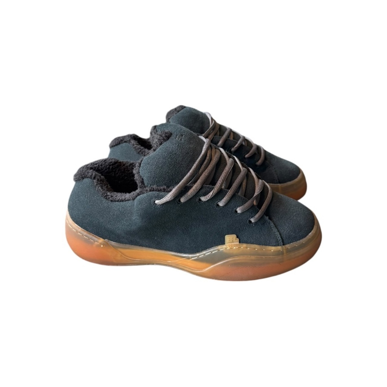 【ERL】UNISEX SUEDE VAMP SKATE SNEAKER LEATHER - 1