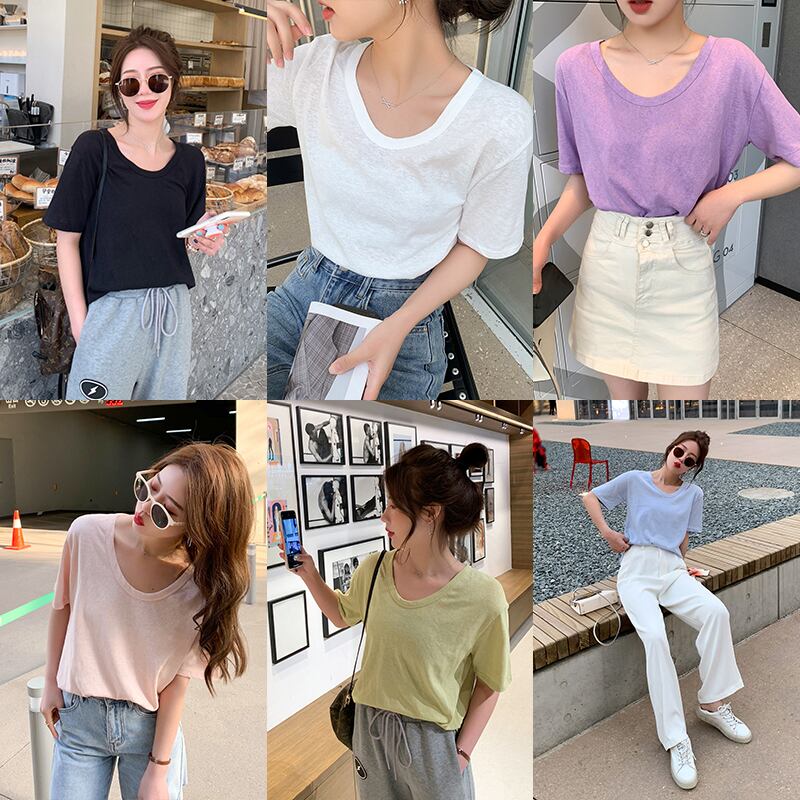 スプリングサマーTシャツ 春物 夏物 6Du_Shop_Women73386876487