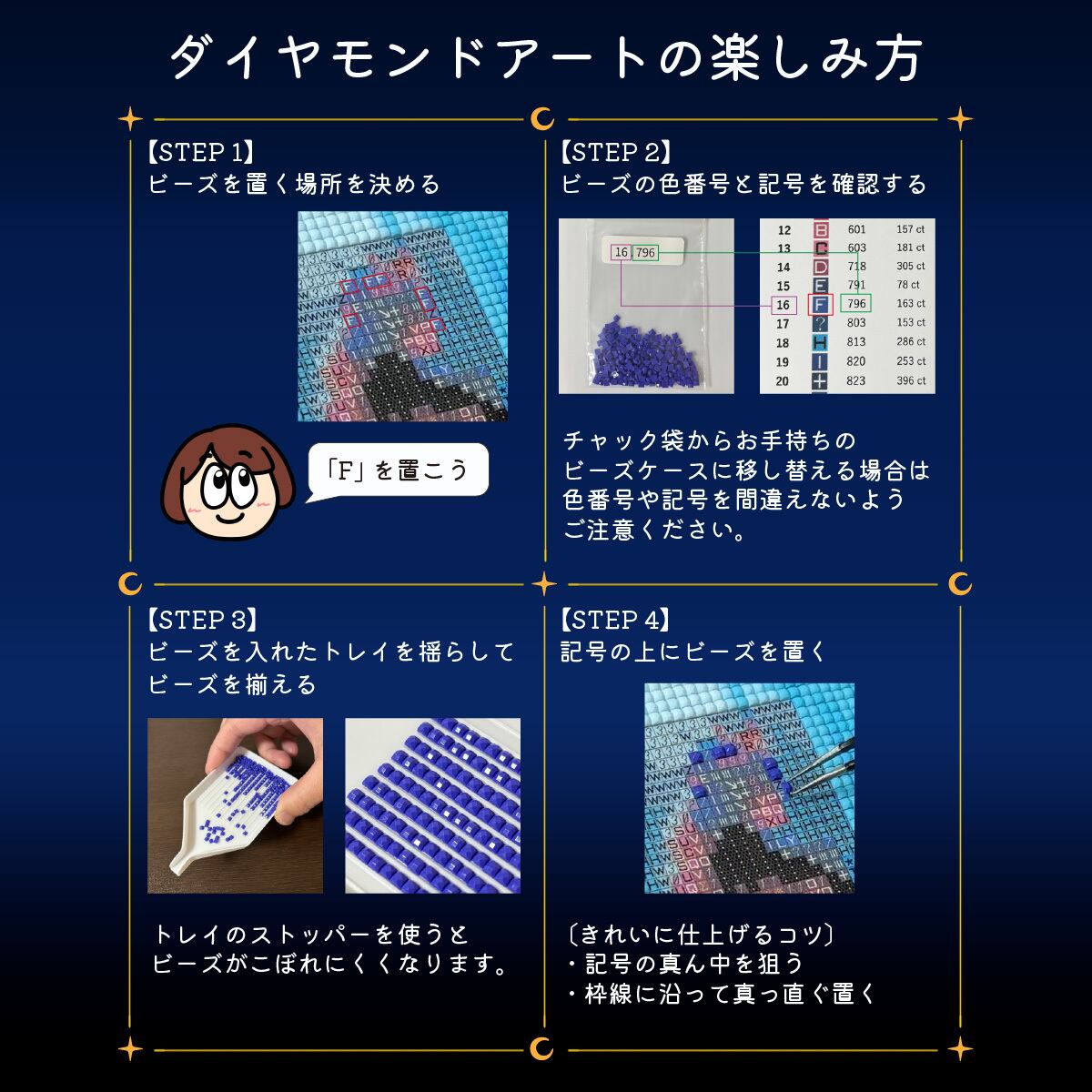 ダイヤモンド A4サイズ ダイヤモンドアート スクエアビーズ オリジナル