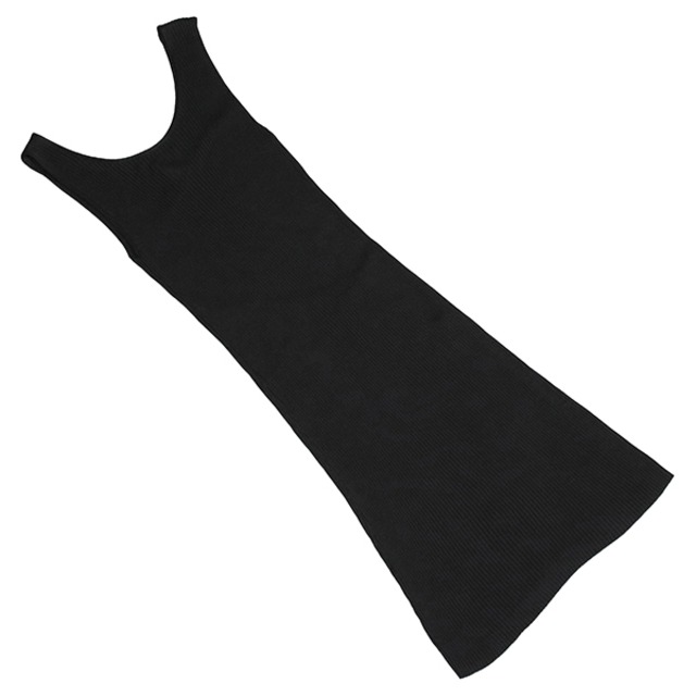 Used CHANEL / Sleeveless one-piece CC button Slit Dress