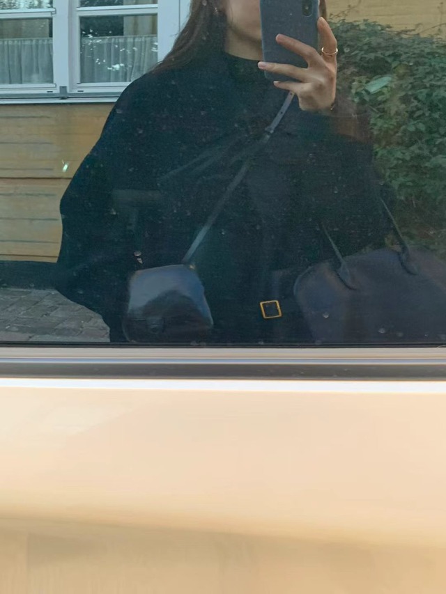 (OUNCE) cashmere half handmade coat / 2color