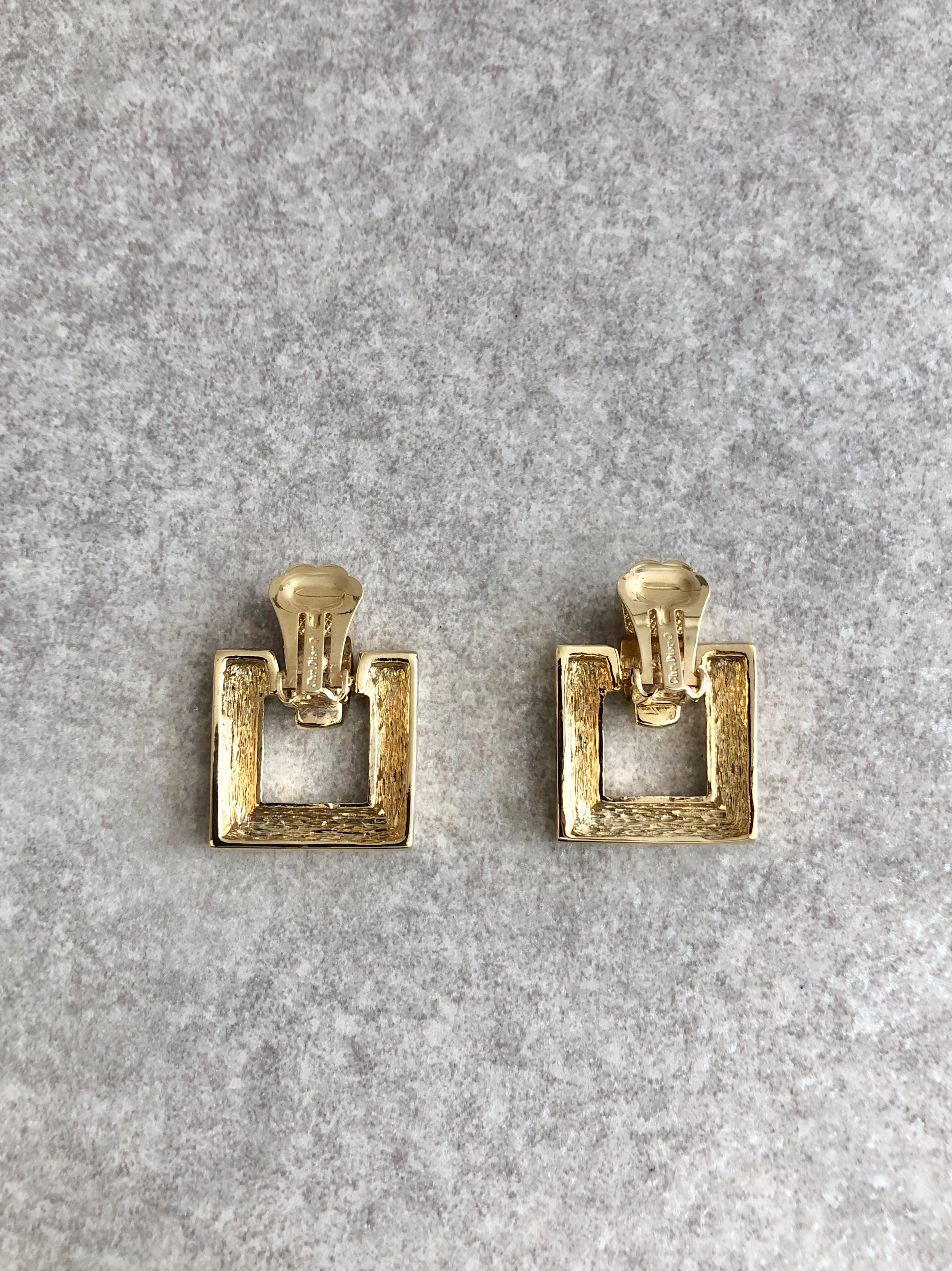 Christian Dior クリスチャン ディオール イヤリング ゴールド 付け替