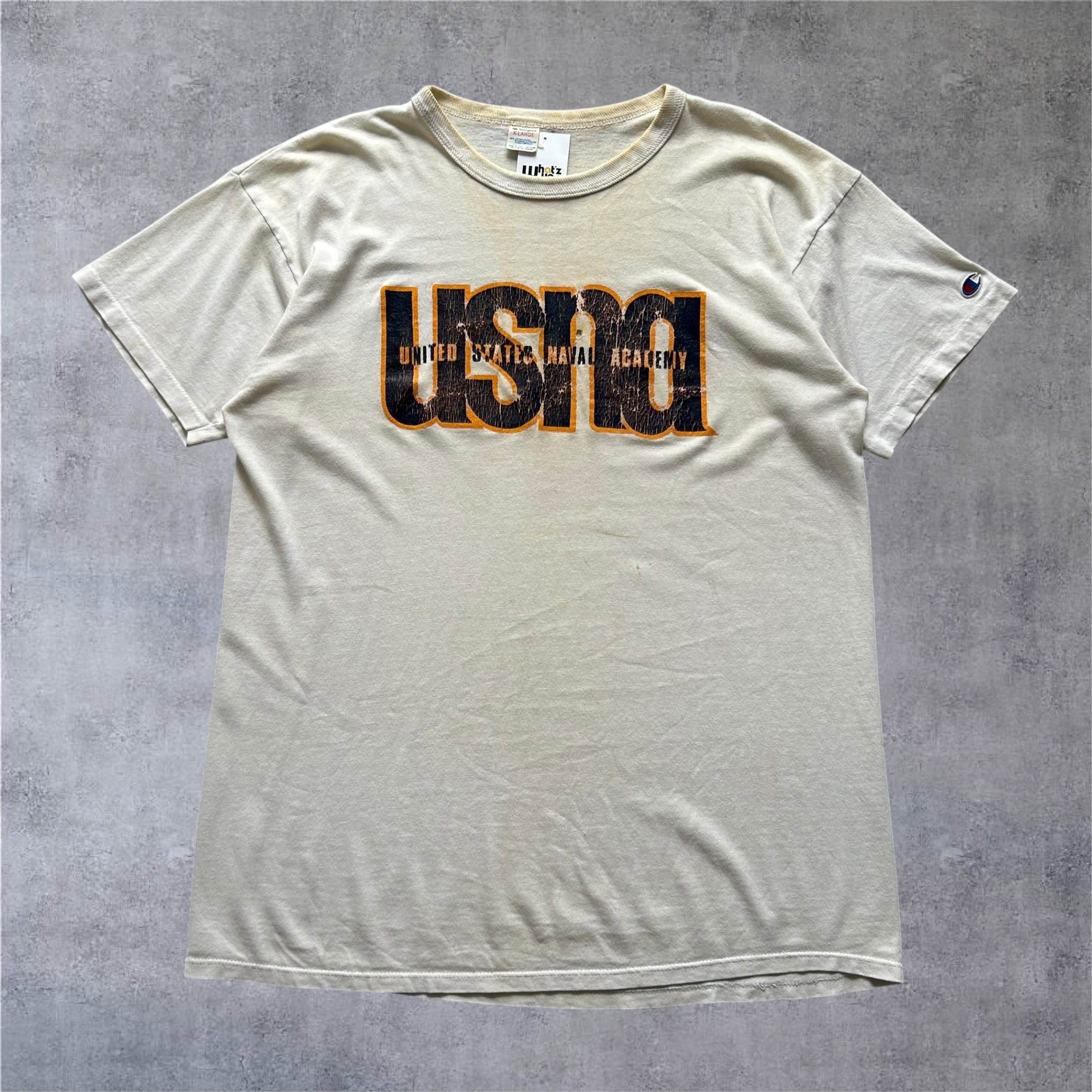 1980s Champion Cotton 100% "USNA" T-shirt【高円寺店】