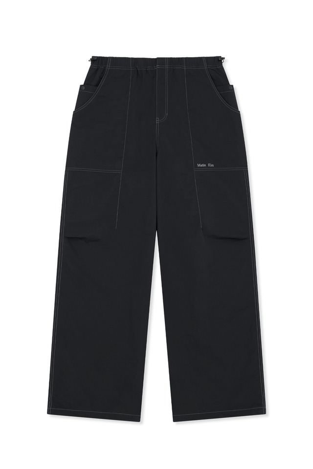 [Matin Kim] MULTI PANEL PARACHUTE PANTS IN BLACK 正規品 韓国ブランド 韓国通販 韓国代行 韓国ファッション マーティンキム matinkim 日本 店舗