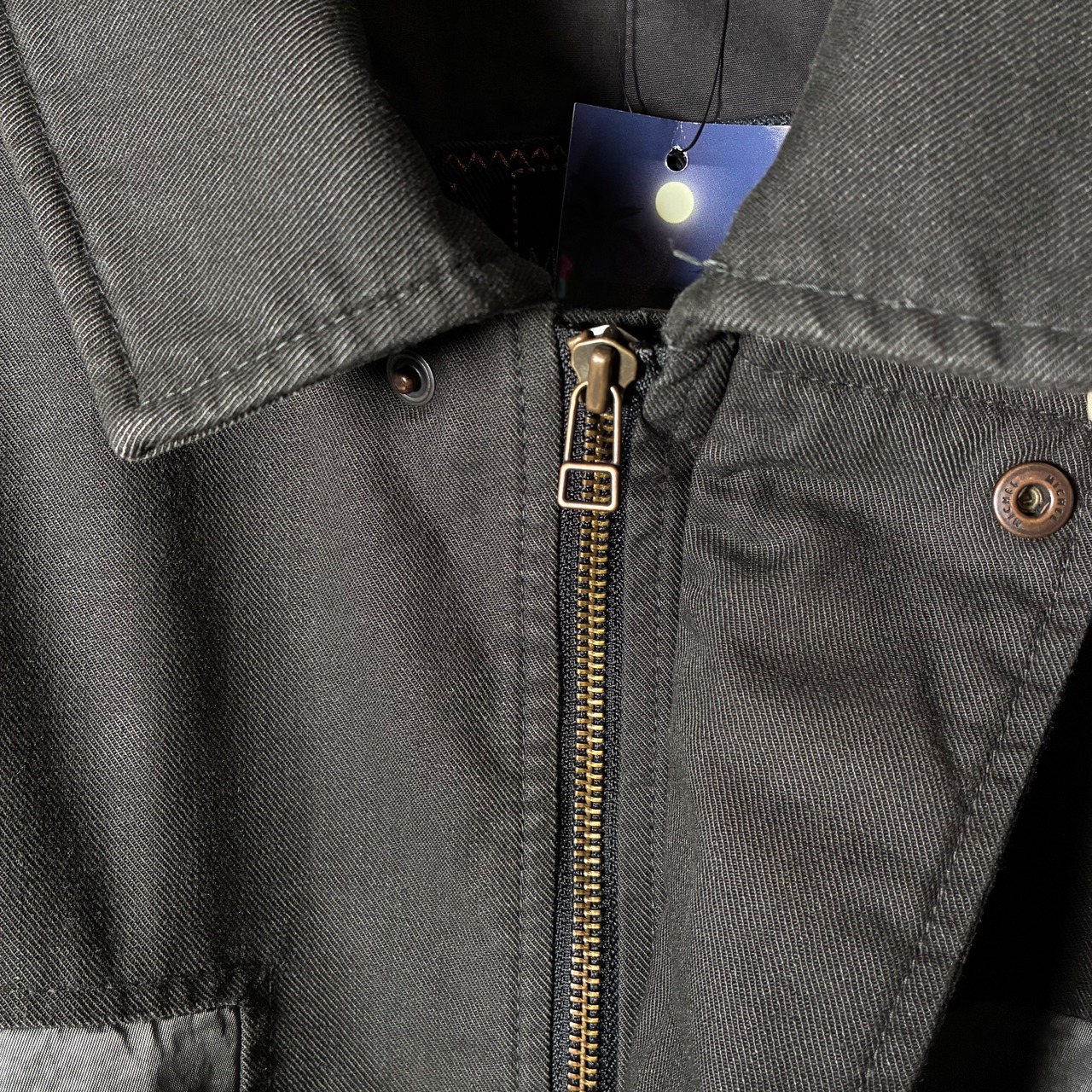 MARITHE FRANCOIS GIRBAU メタリックコンバットジャケット　ジルボー　M