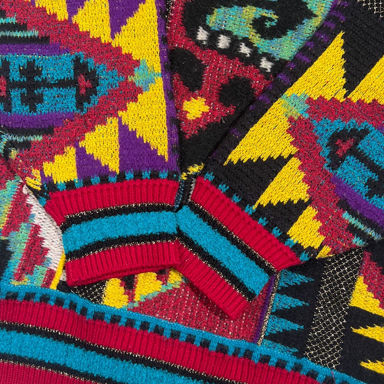 ficce YOSHIYUKI KONISHI フィッチェ ヨシユキコニシ 総柄 ニット セーター /マルチカラー メンズ