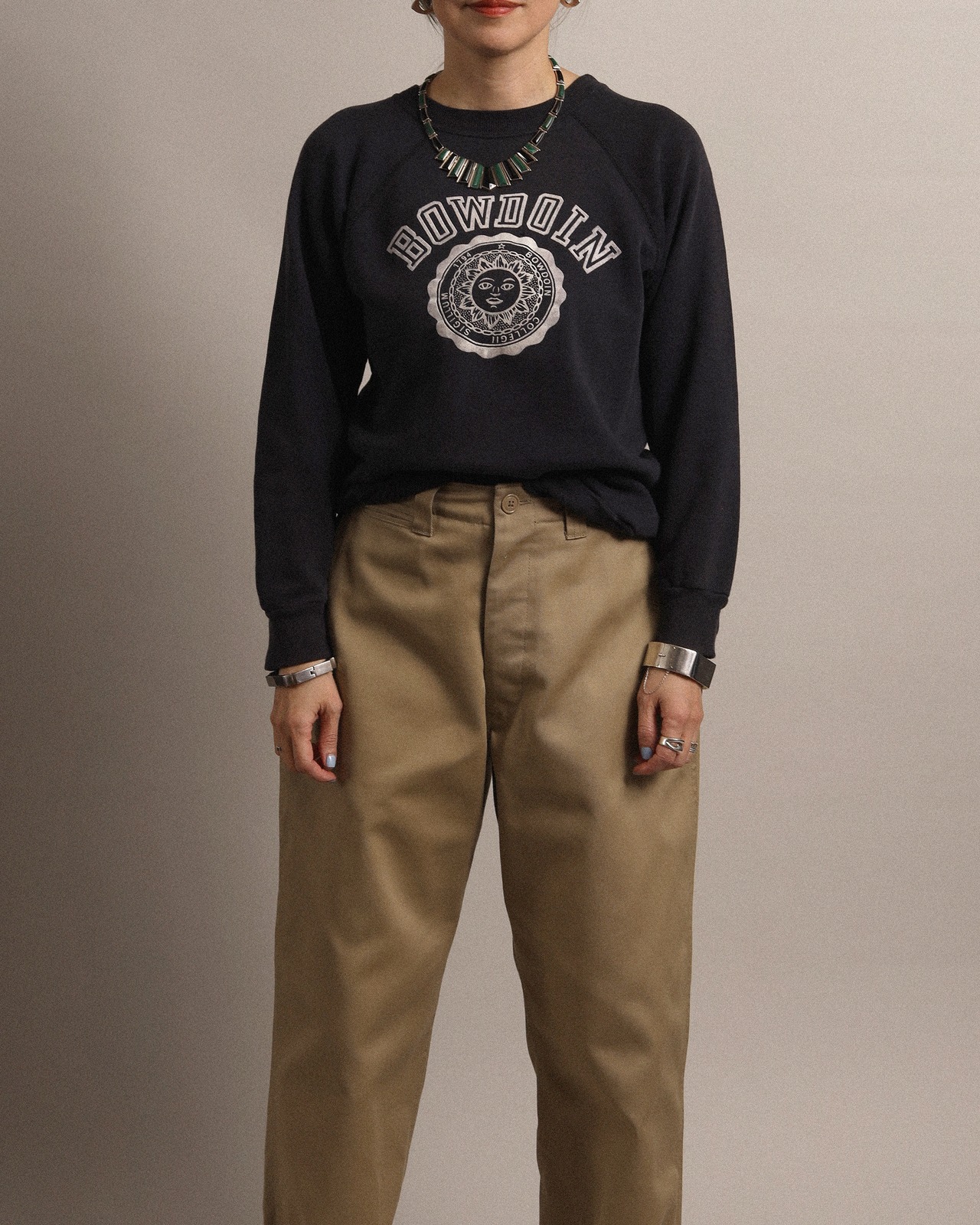 1970's Bowdoin / Sweat Shirt