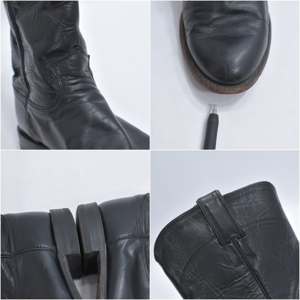 USA製 Justin ジャスティン レザー ローパーブーツ 本革 靴