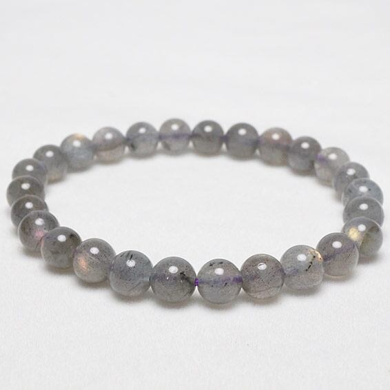 ピンク ラブラドライト ブレスレット 7mm 一点物 メール便送料無料 [M便 1/10] 111-25182