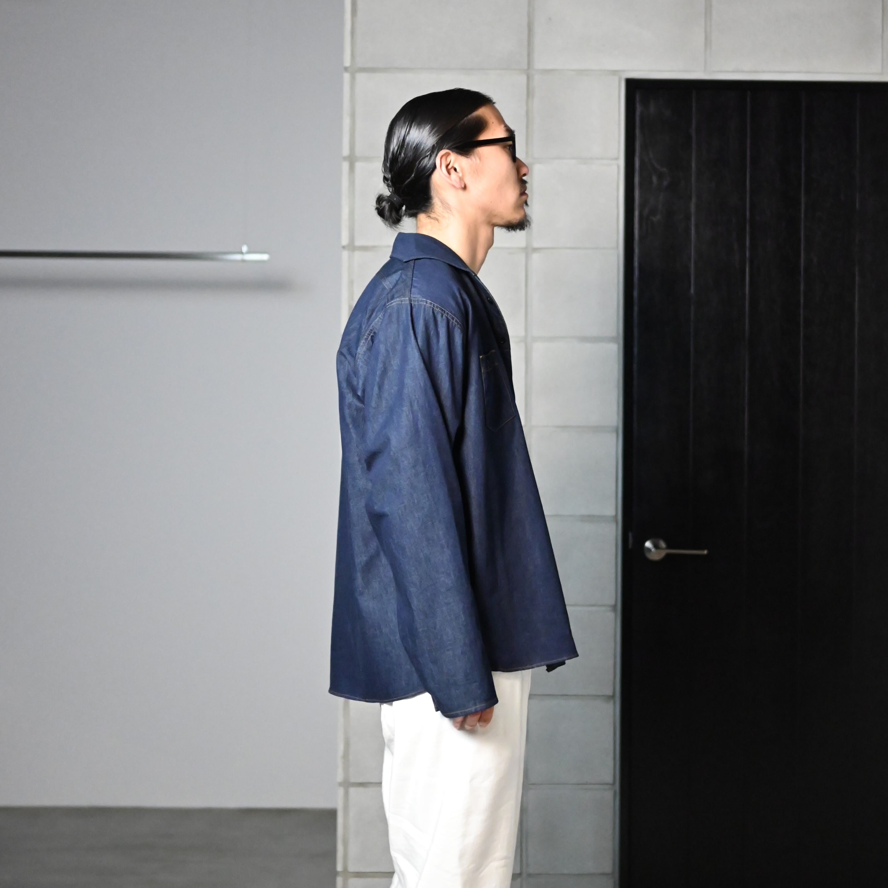 OLD JOE(オールドジョー) CAMP COLLAR MARINE SHIRTS (Long-Sleeve