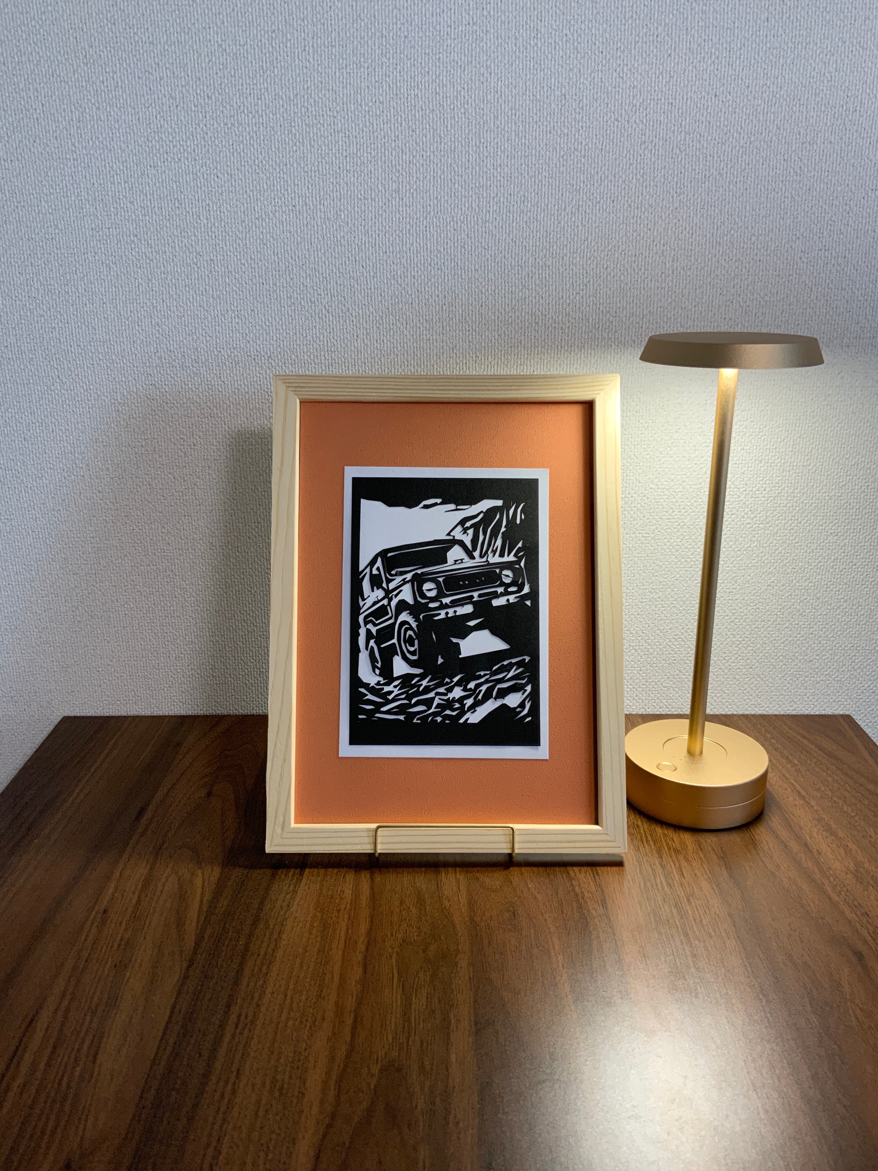 493-Car-ジムニー切り絵 | PAY ID