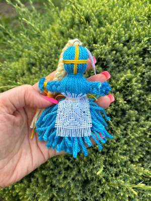 UA.Designerオリジナル手作りモタンカ　小　（ウクライナの御守り）