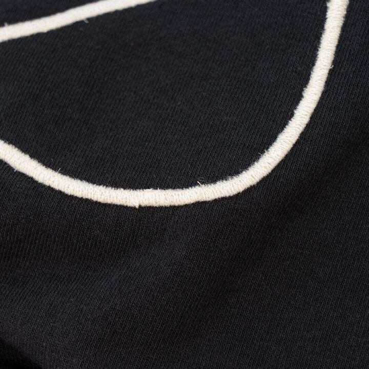【Emago.】ポケット付き半袖Tシャツ|トリと洋ナシ