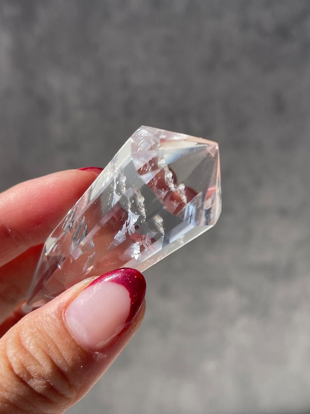 高透明 ブラジル・セラ・デ・カブラル産 レムリアン ヴォーゲルワンド｜一点物