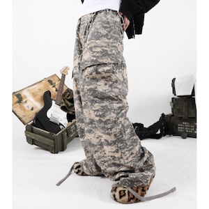 【DRIP6481】GMK Army Digital Camouflage Baggy Pants