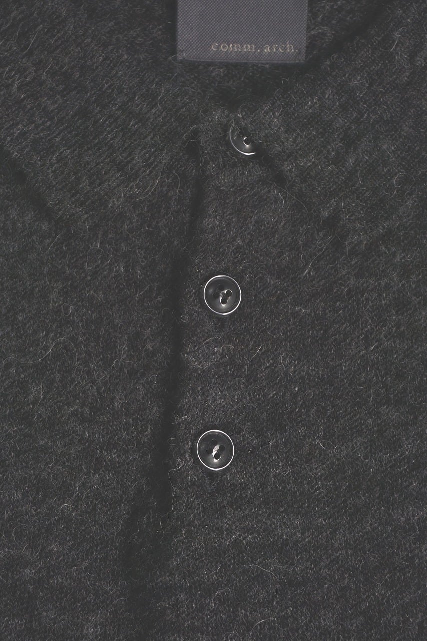 Alpaca Wool Smooth Knitted Polo