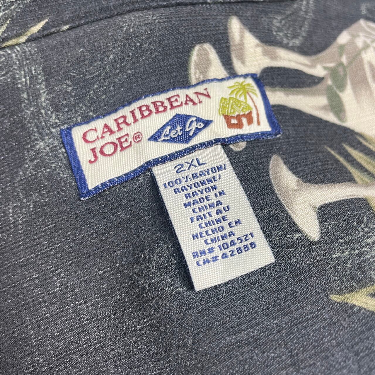 ハワイアン アロハシャツ ペイズリー 総柄 グレー USA 90s 半袖