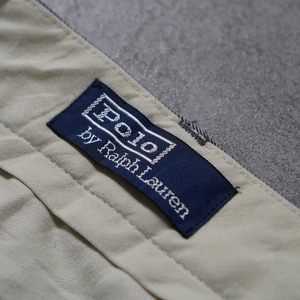 90s Polo by Ralph Lauren Herringbone cotton trousers W32L31相当 古着