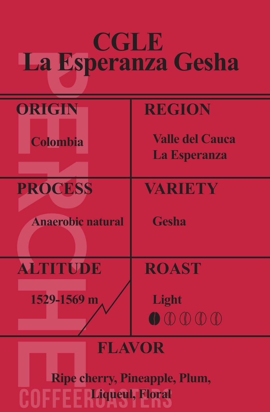 Colombia CGLE Gesha Anaerobic Natural