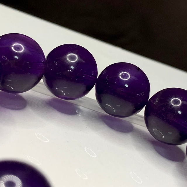 2.濃厚・妖艶パープル☆高クオリティ！ アメジスト ブレスレット