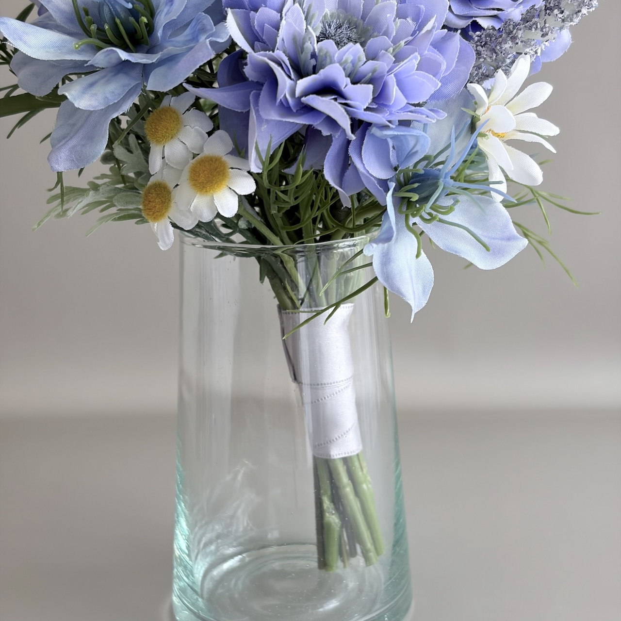 bouquet ニゲラ ブルー アーティフィシャルフラワー