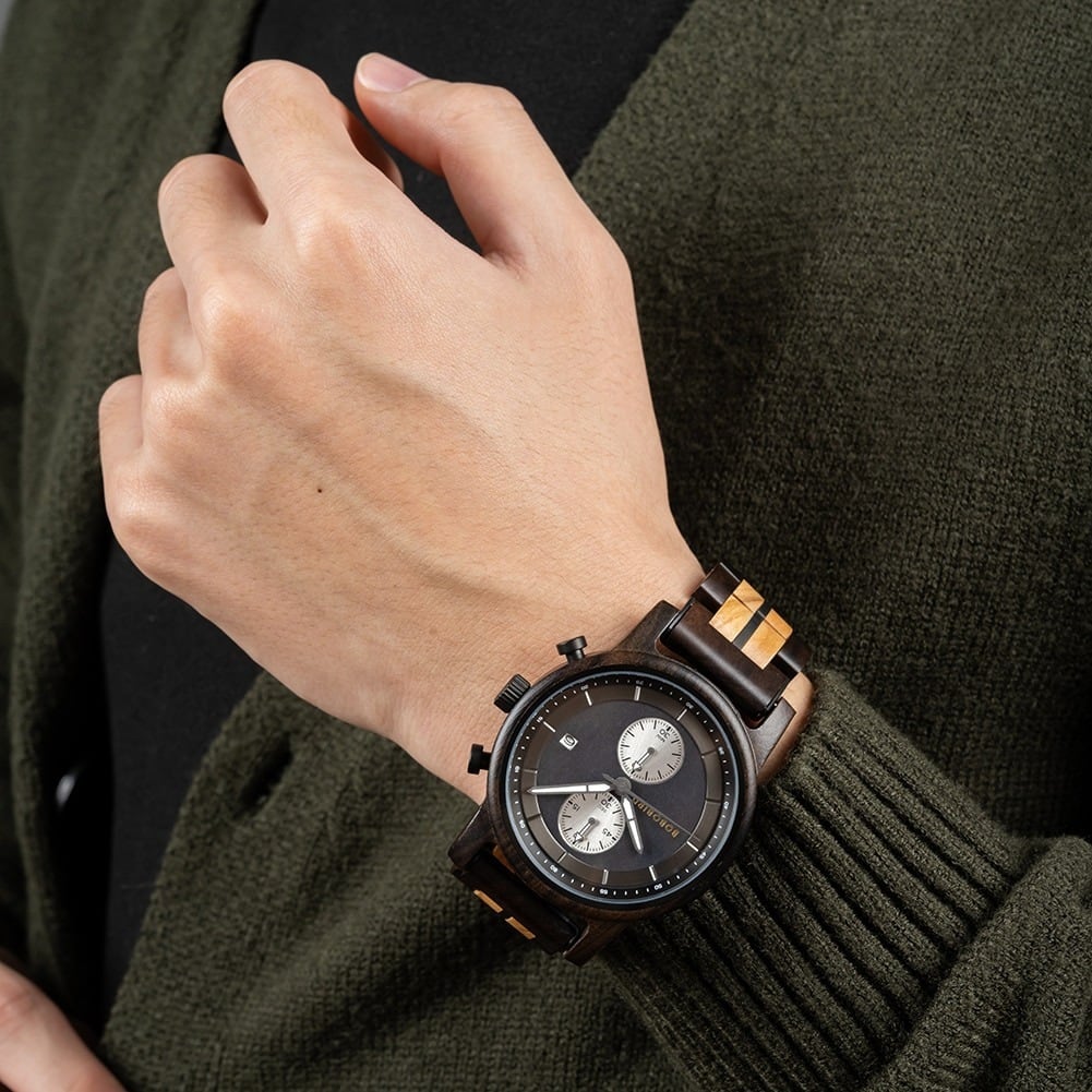 Luxury Wood Quartz Movement Watch【BJ0537】 | BOBO BIRD JAPAN's