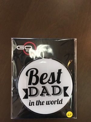 160番 ゴーバッジ BEST DAD IN THE WORLD