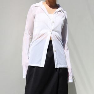 sheer velours shirt -made in Japan -